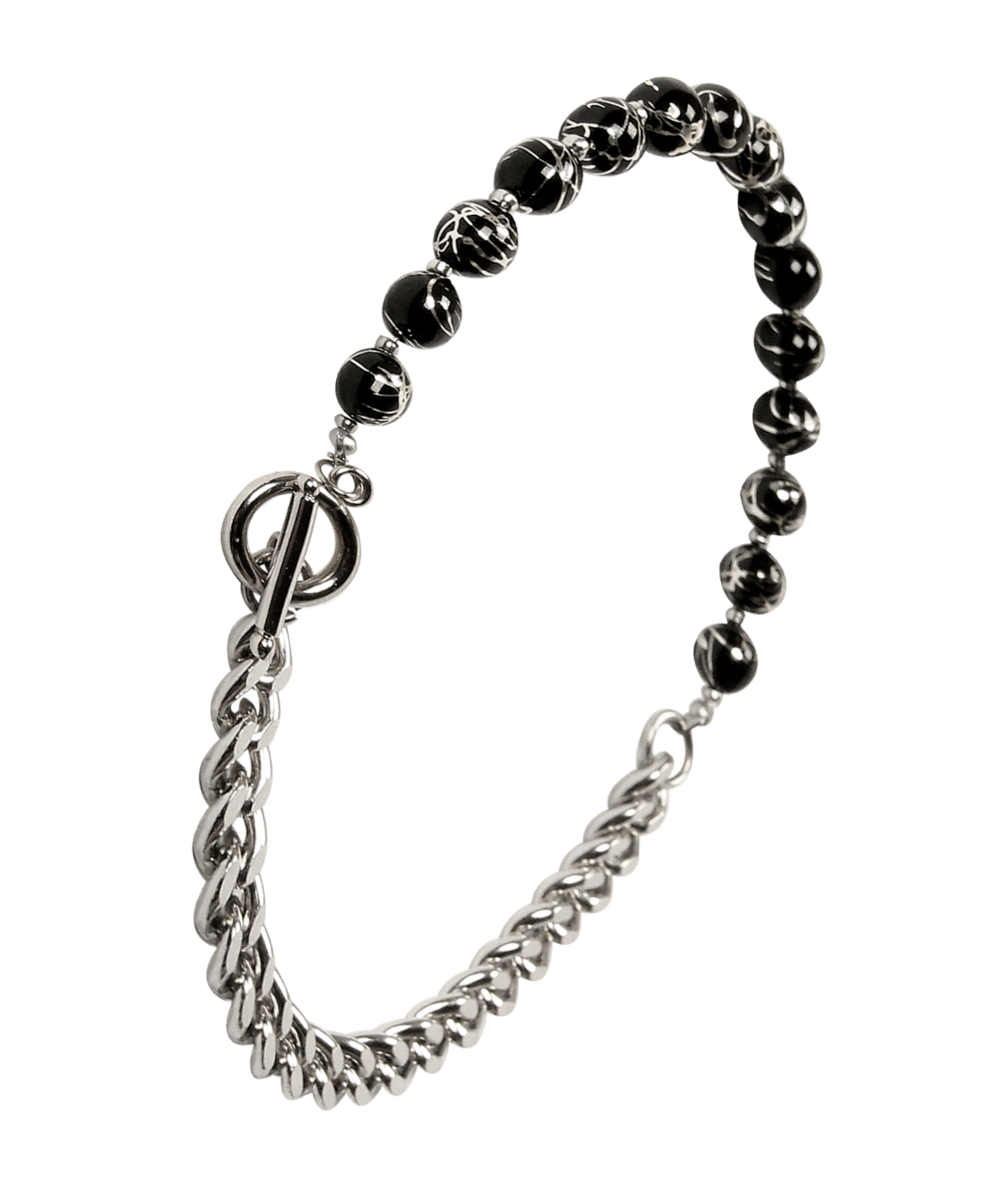 [6/7 예약발송] Dual Gemstone Chain Bracelet